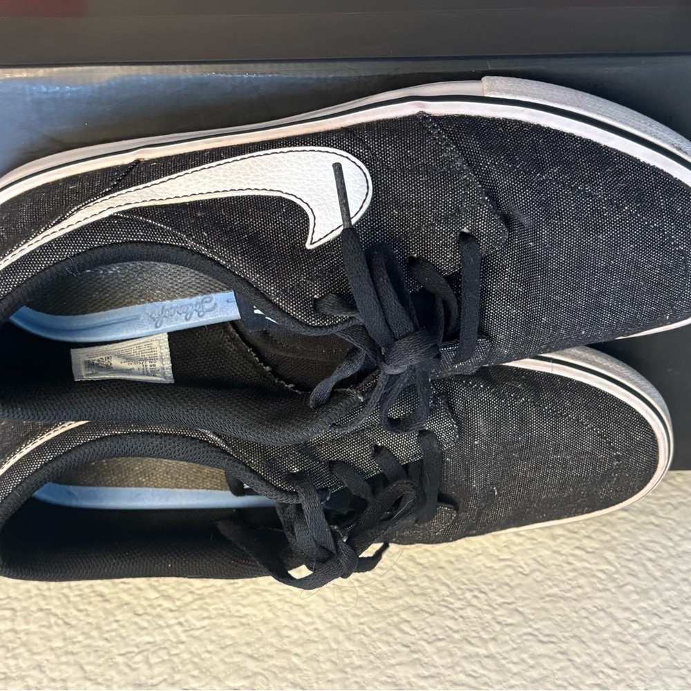 Nike Black and White Low-Top Sneakers